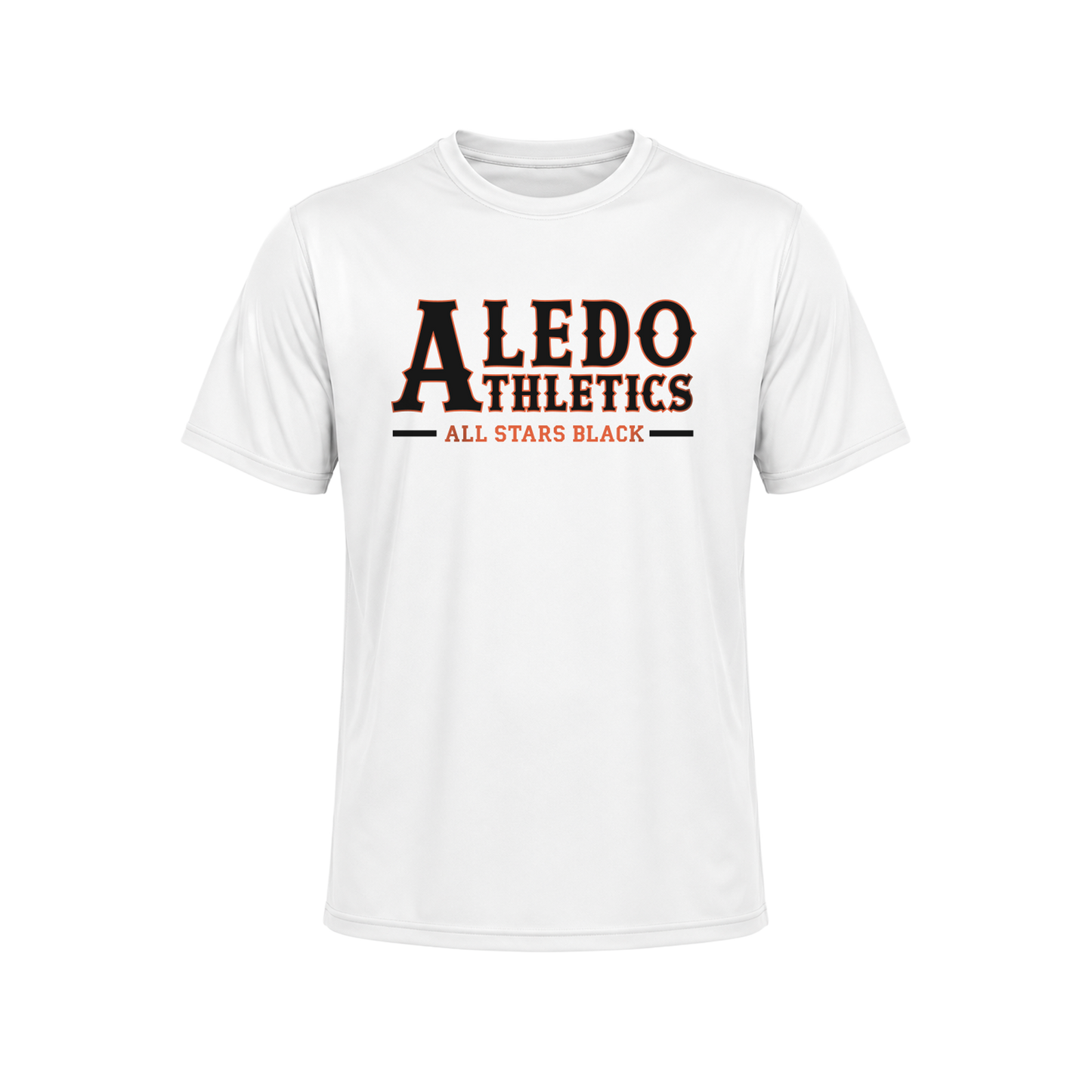Aledo Athletics White Athletic Tee