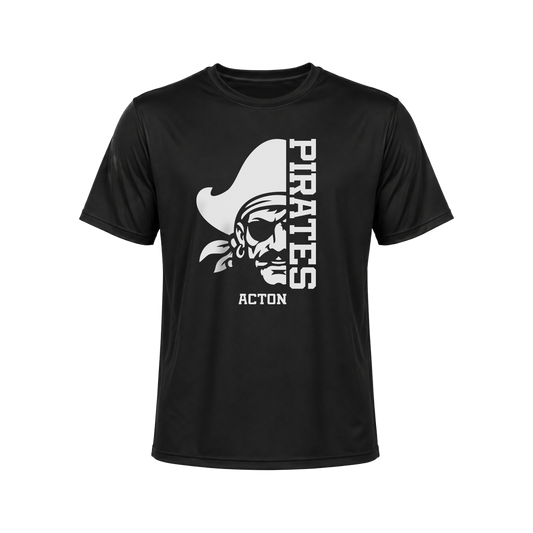 Acton Half Pirate Athletic Tee Black