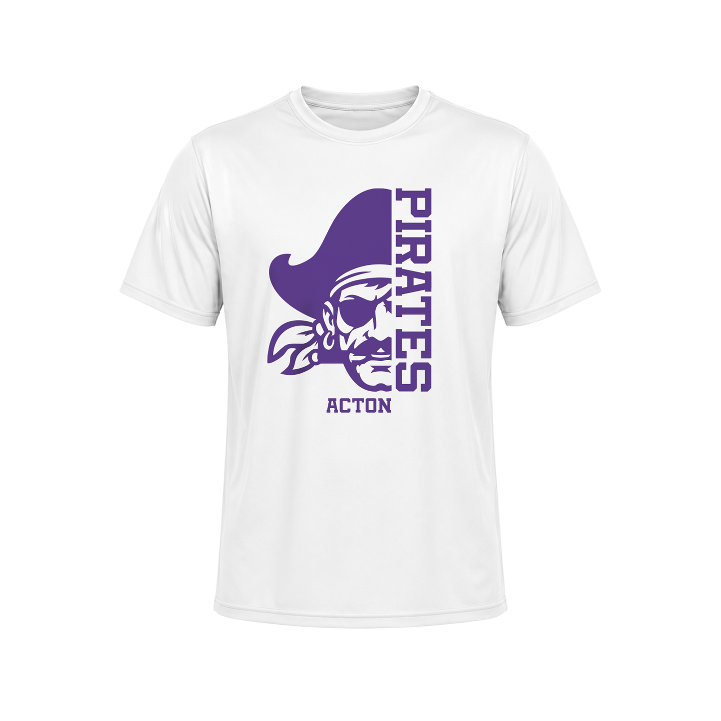 Acton Half Pirate Athletic Tee White