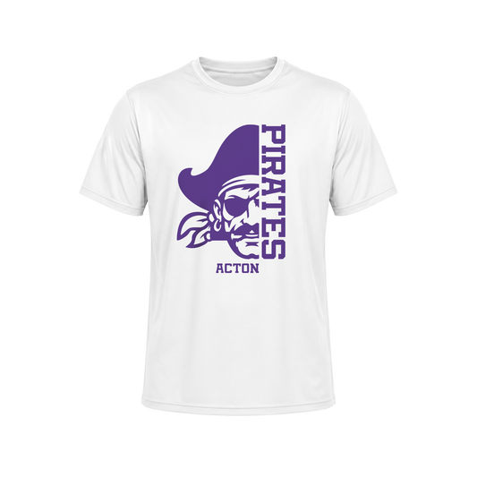 Acton Half Pirate Athletic Tee White