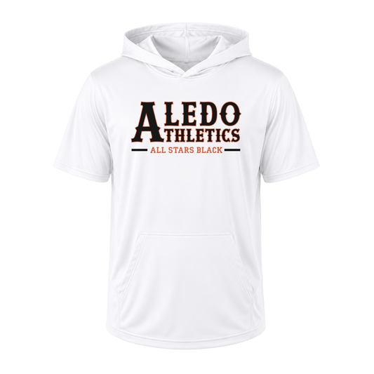 Aledo Athletics White Short Sleeve Hoodie