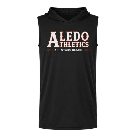 Aledo Athletics Black Sleeveless Hoodie