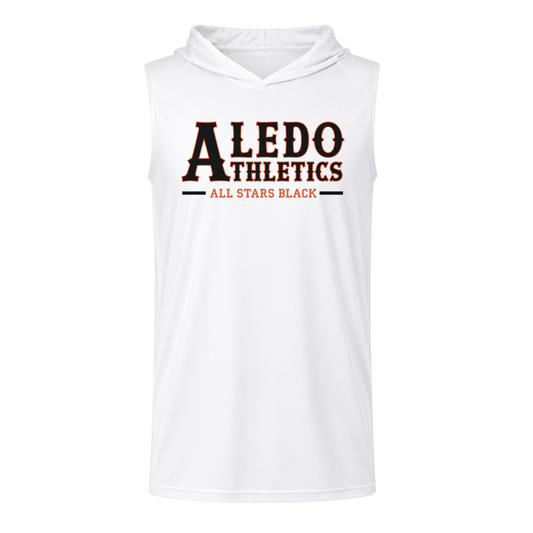 Aledo Athletics White Sleeveless Hoodie