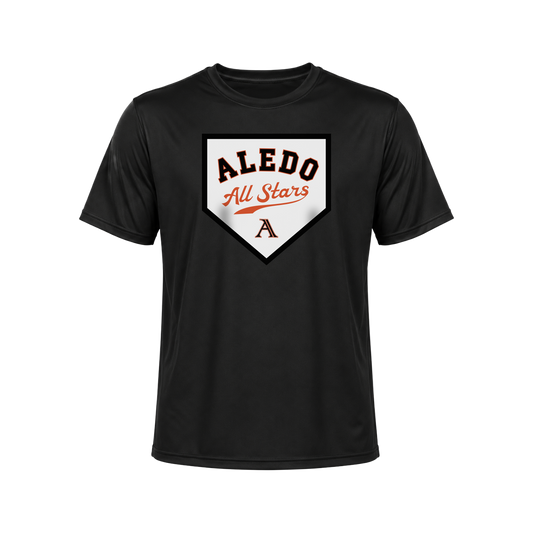 Aledo All Stars Black Athletic Tee