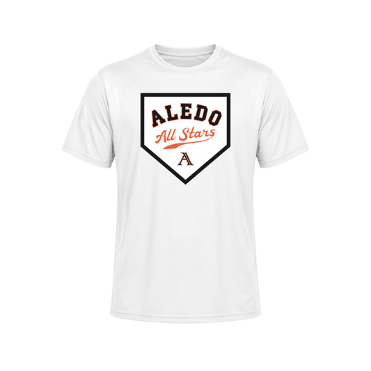 Aledo All Stars White Athletic Tee